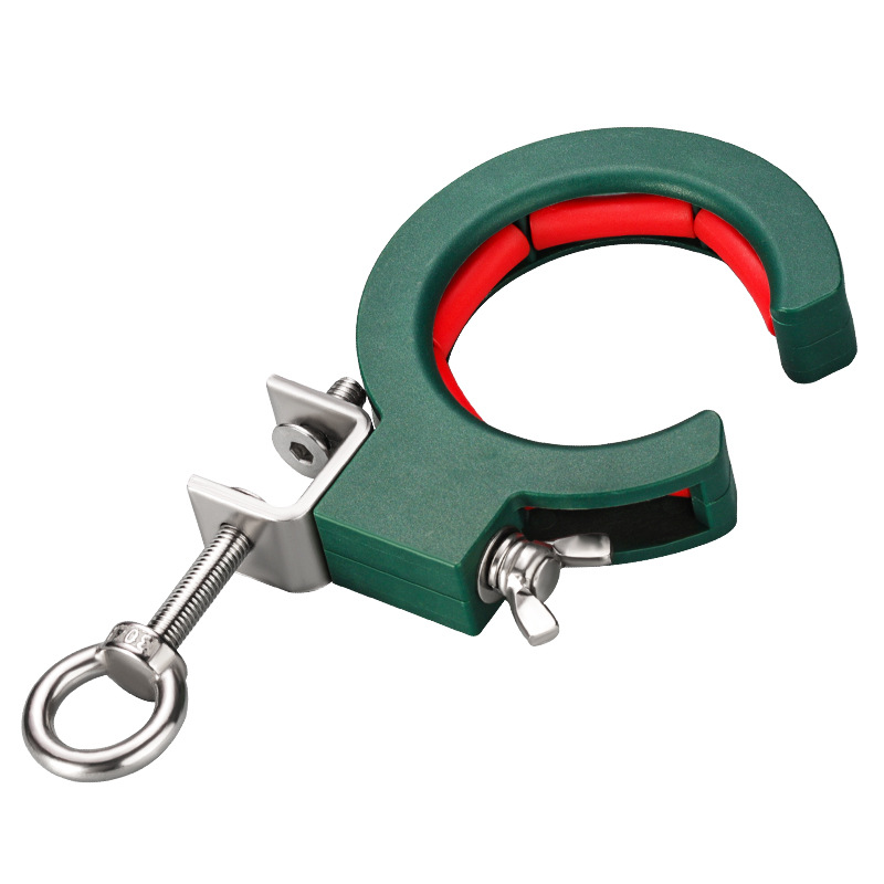 Time-saving and labor-saving bridge pay-off auxiliary pulley thickened bottom hanging dual-purpose 65mm stainless steel pay-off auxiliary pulley