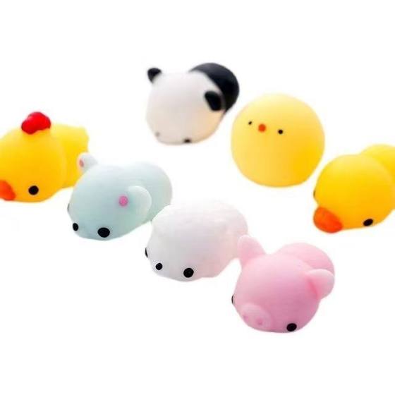 New creative toy small animal cartoon cute pet seal Jun small tuanzi vent decompression pinch music Wholesale