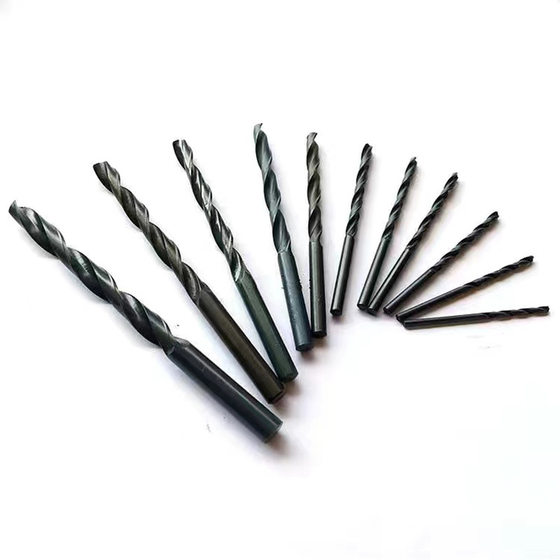 Twist drill HSS high speed steel straight shank hardness 59 drill aluminum iron copper woodworking special drill wholesale 1-25mm