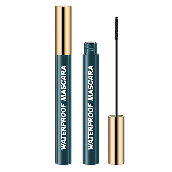 Berbeini Mascara Waterproof Long Curly Thin Brush Head Quick-drying Eyelash Base Non-blooming Mascara Wholesale