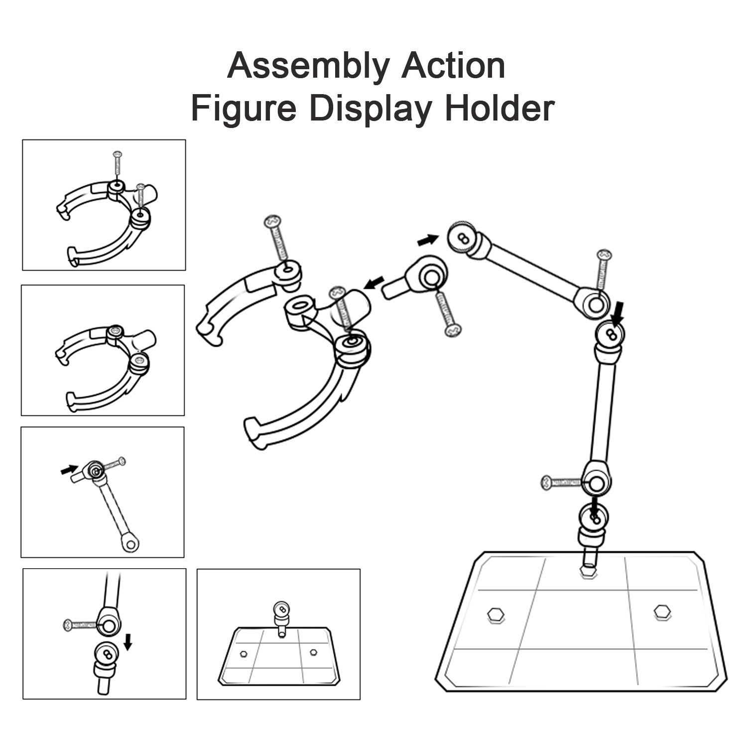 Cross-border Amazon source robot soul support HG144 model support mask Knight animation hand support
