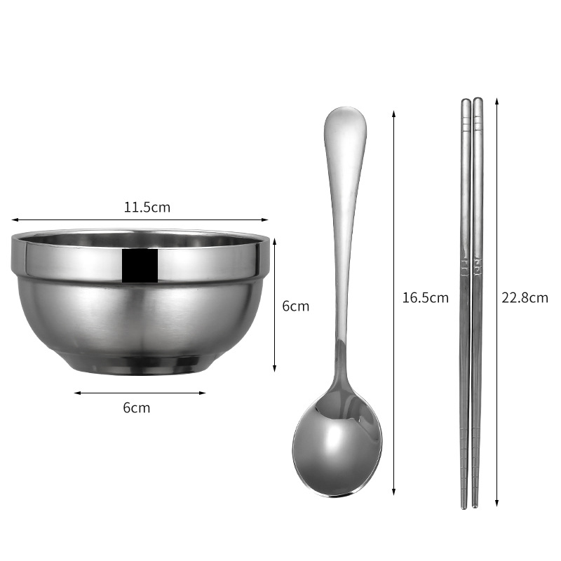 Shengjia 304 Stainless Steel Dinner Plate Student Canteen Restaurant Dinner Plate Divided Stainless Steel Fast Food Plate Divided Rice Plate