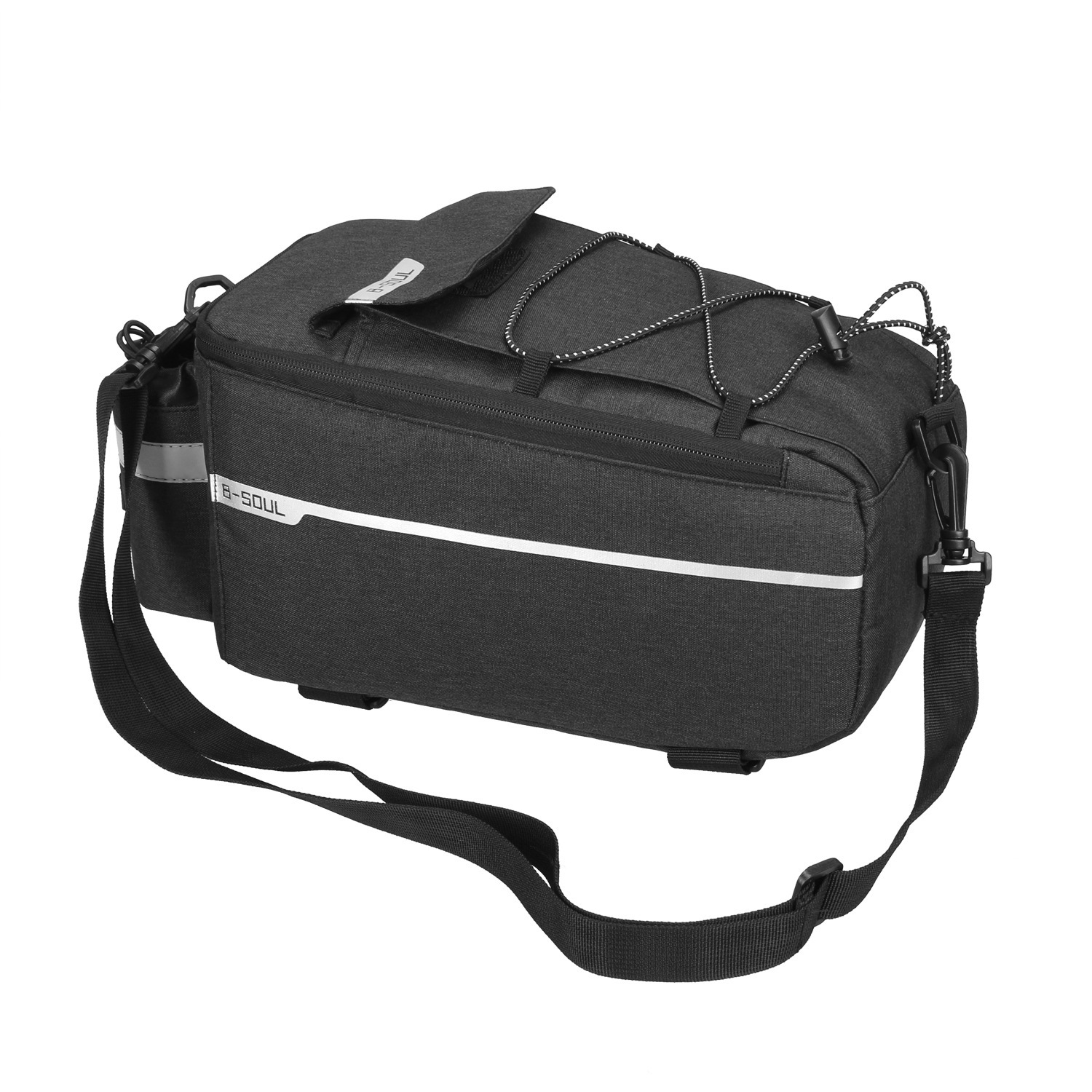 B- SOUL Mountain bike back pack electric folding rack bag riding equipment camel bag accessories back seat bag_voghion.com