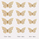 Hollow Butterfly C Gold