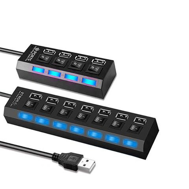 高速 USB マルチポートハブスプリッタスイッチマウスキーボード USB ドライブカードリーダープリンタ拡張|undefined