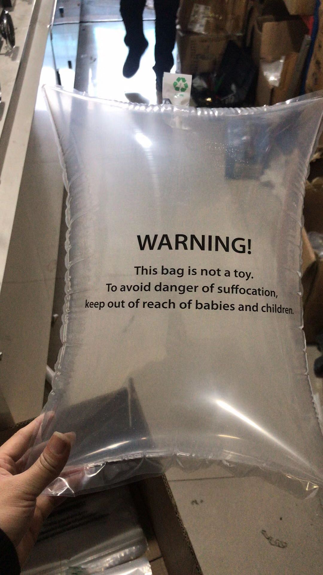 Round Underwear Hat Shoe Support Filling Bag Cushioning Air Bubble Carton Plastic Airbag Express Inflatable Filling Bag
