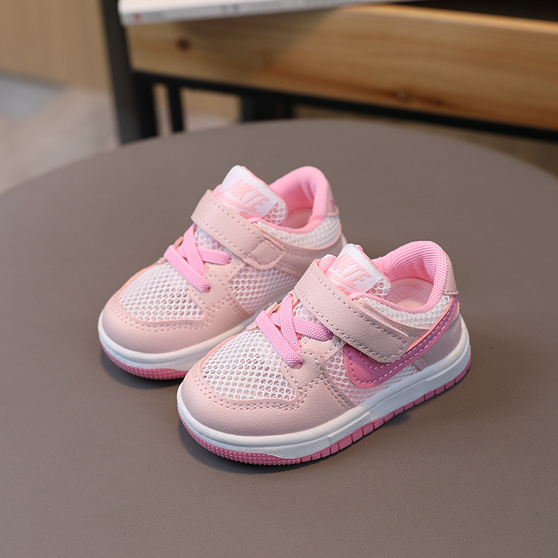 Children's Sneakers Sneakers Boys and Girls Baby Toddler Shoes Baby Shoes Spring and Summer Hollow Single Mesh Sandals Sneakers Panda Shoes