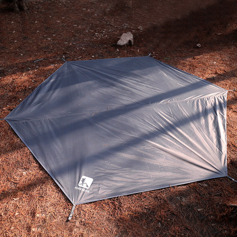 Outdoor Camping Tent Hexagon Floor Cloth Anti-grass Cloth Waterproof Moisture-proof Wear-resistant Oxford Mat Oversized Light picnic mat