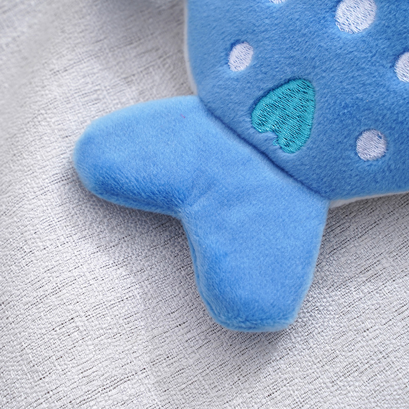 New Cartoon Shark Plush Coin Purse Coin Bag Cute Pendant Data Cable Bag Zipper Bag Small Gift Wholesale