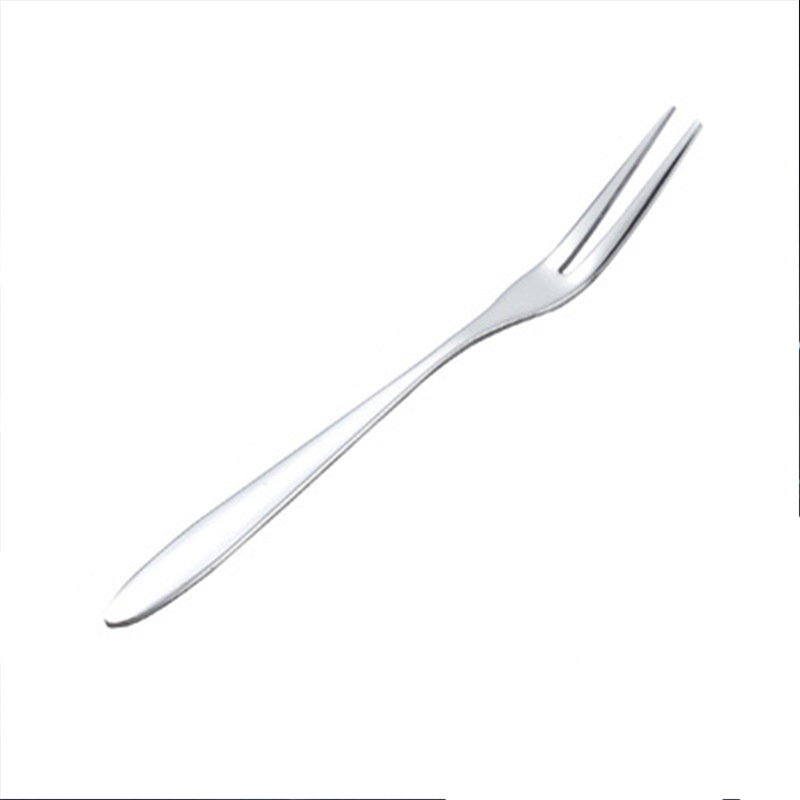 304 Stainless Steel Fork Household Fruit Fork Mooncake Fork Dessert Cake Fork Convenient Creative Fruit Stick Tableware