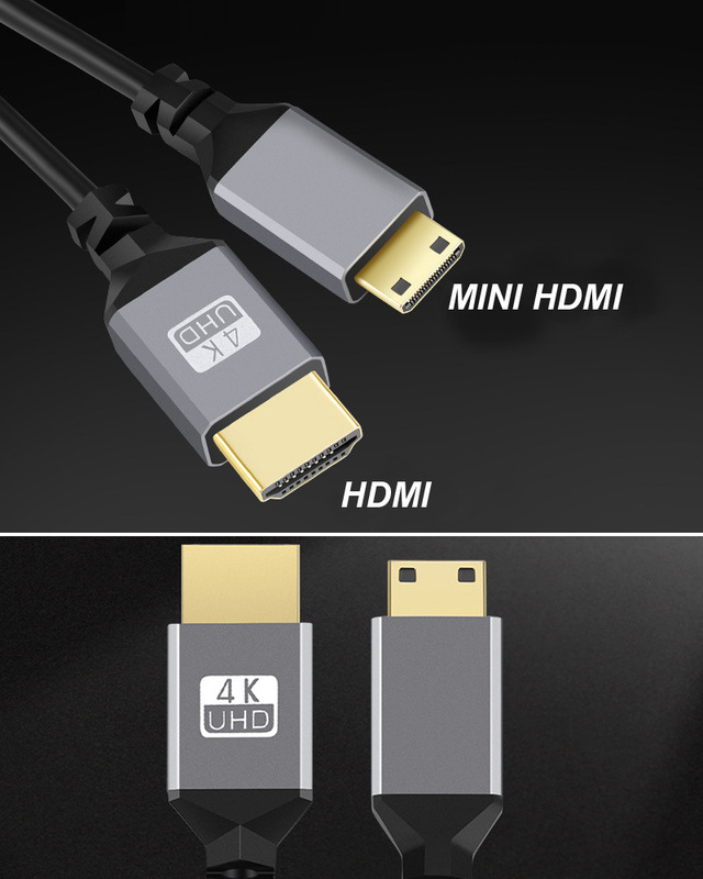 HDMI 2.0 4k 高解像度ケーブル ミニ マイクロ HDMI - オス - オス スプリング拡張ケーブル|undefined