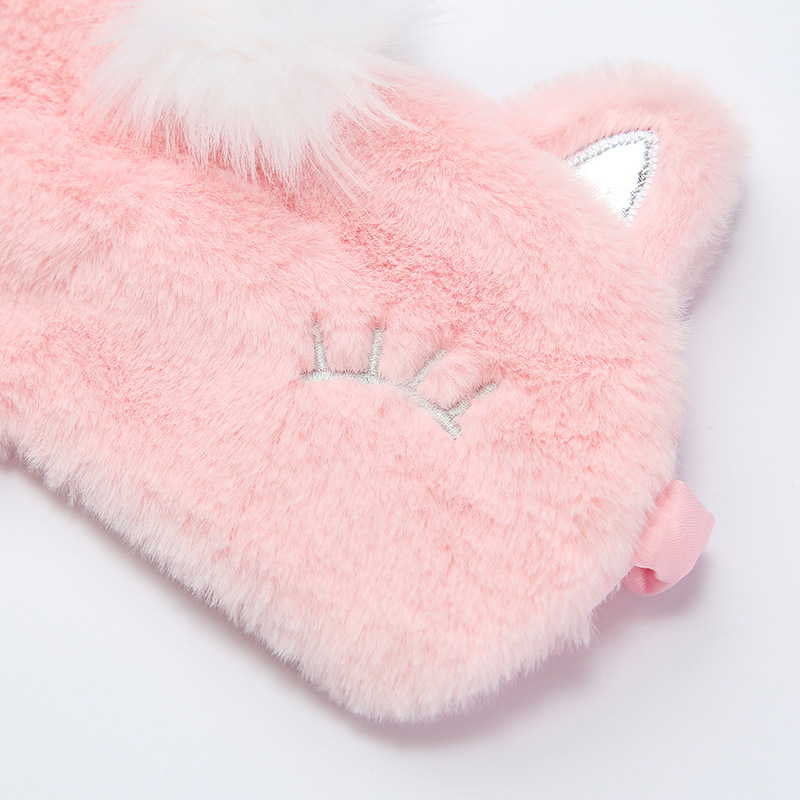 Cute Fluffy Unicorn Eye Mask Lunch Break Shading Eye Protection Comfortable Sleep Eye Mask Factory Direct Wholesale