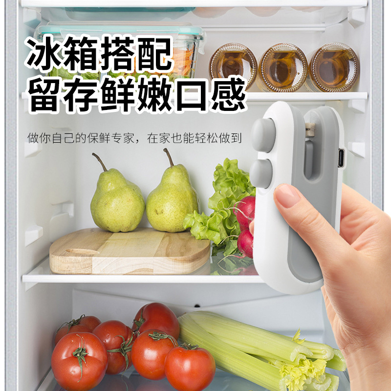 Snack sealing machine small household sealing machine mini sealing machine hand pressure plastic sealing machine plastic bag sealing artifact