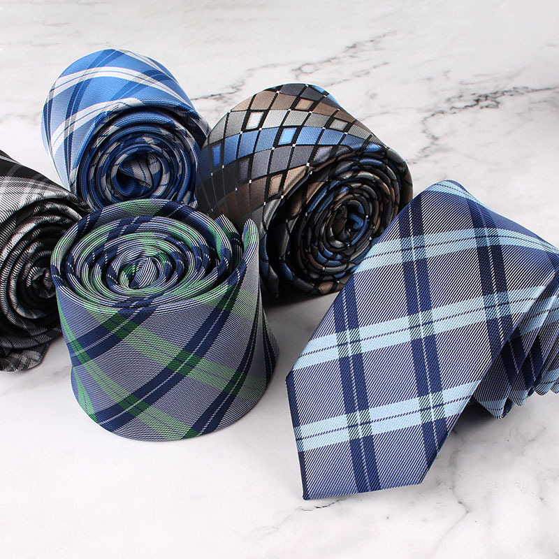 Fashion Casual Korean style narrow tie 6cm men's formal wear business administrative wedding striped hand tie tie in stock