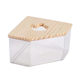 Large transparent hamster bathroom Golden Bear bathroom basin sand basin transparent bath room hamster supplies a generation of hair
