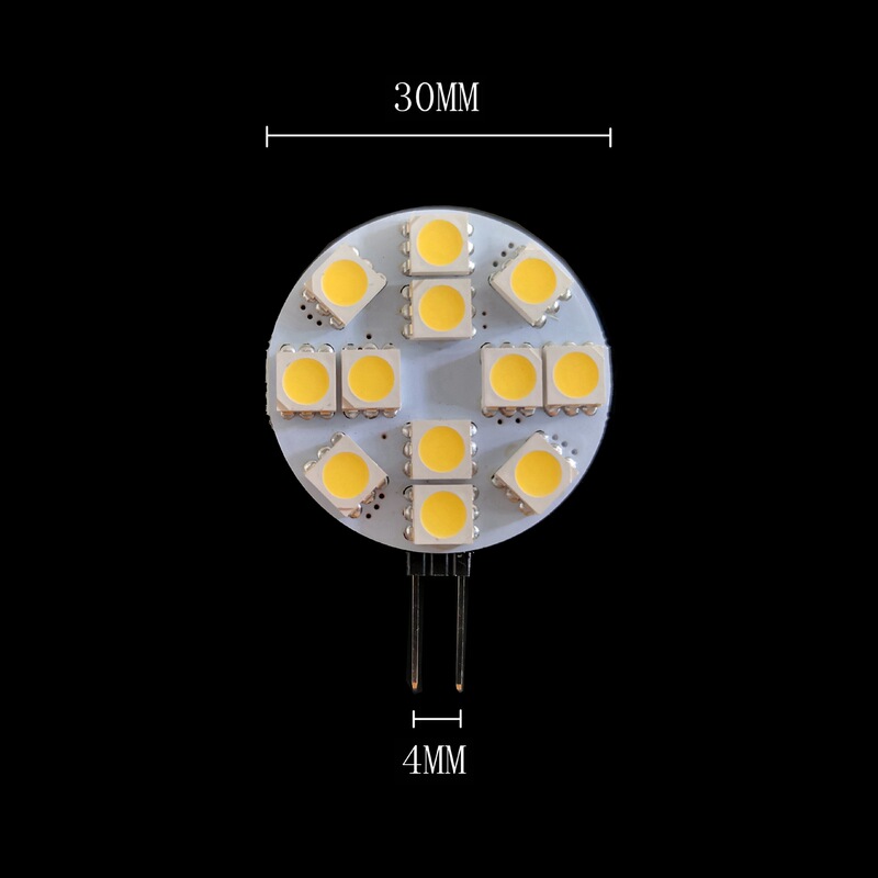 G4 LED 電球 6 個 9 個 12 個 24 個 5050 低電圧 12v 屋内ライト装飾照明コーンランプ|undefined