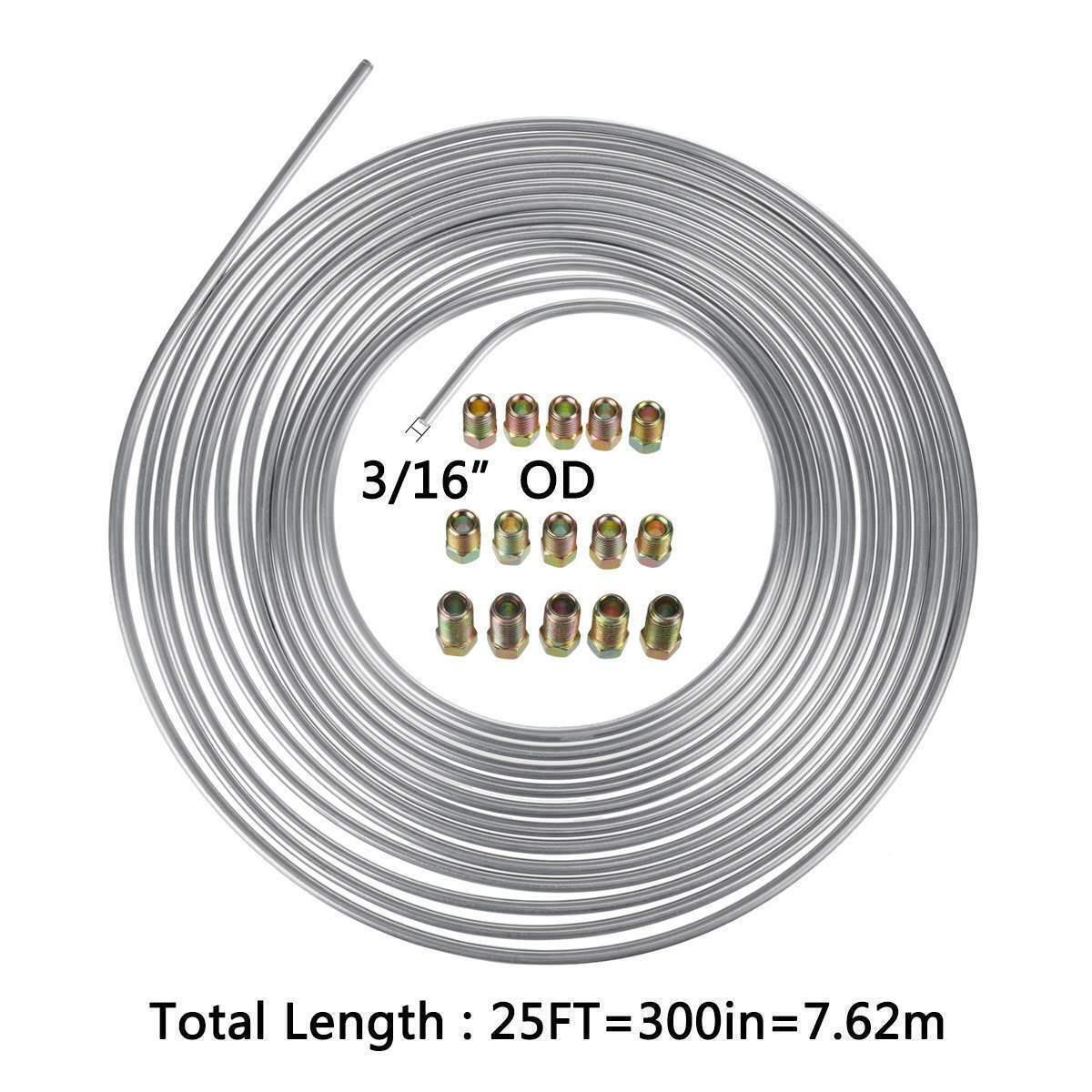 Cross-border hot-selling car modification parts universal iron galvanized brake moving wire tube