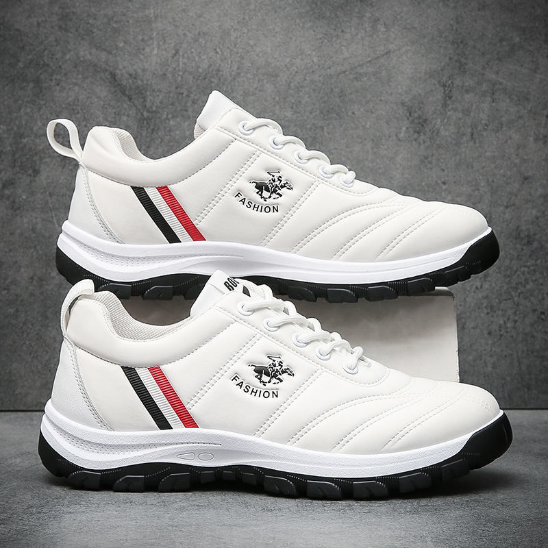 2021 Autumn and Winter Trendy Shoes Men's Casual Sneakers Korean Style Comfortable White Shoes Students Running Shoes