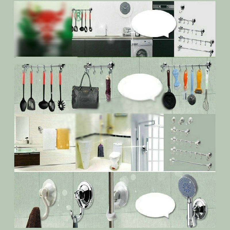 Niuli suction cup hook detachable creative seamless suction basin hook reusable easy to install hook bearing 5kg