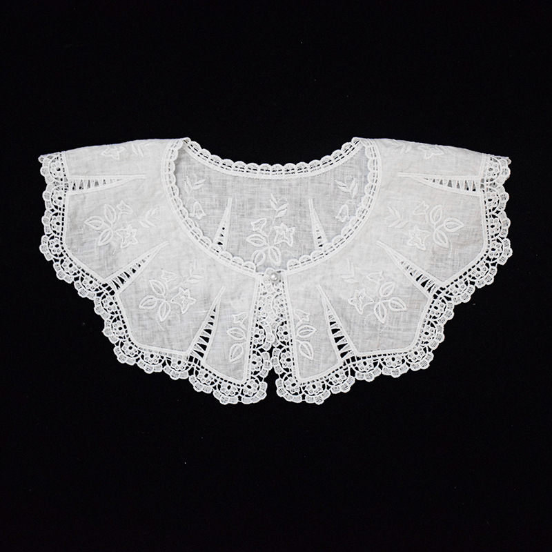 Cloud shoulder Ming female TikTok same style hanfu lace waistcoat fake collar all-match hollow collar girl accessories small shawl