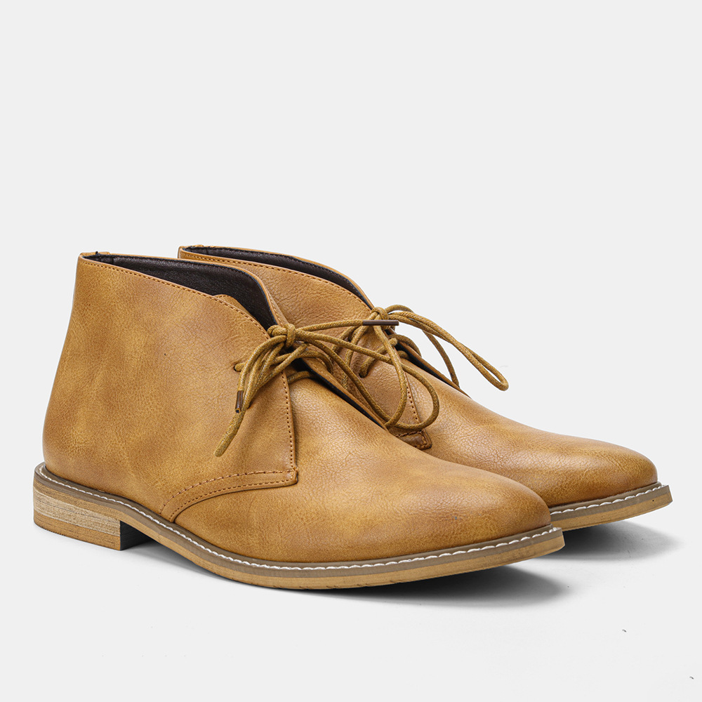 Factory cross-border plus size men's shoes retro desert boots classic polo boots polished color Amazon independent station foreign trade