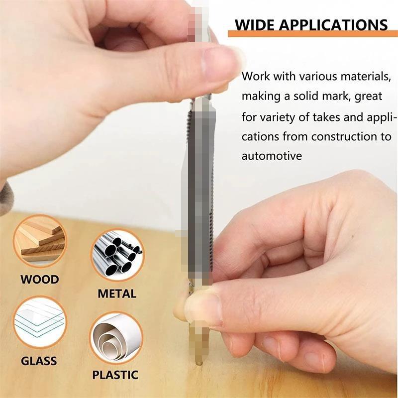 Spring Double Head Nail Punching Set Center Hole Punching Spring Loading Marking Metal Woodworking Drill Bit Door Pin Removal