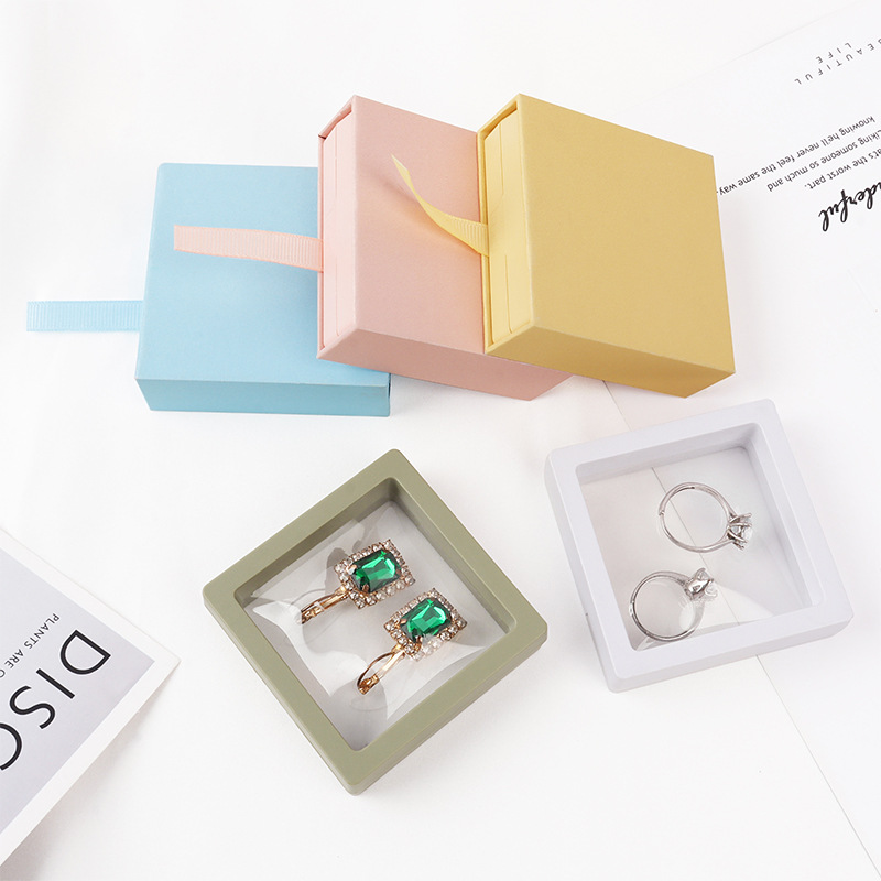 PE film display suspension box jewelry box packaging box jewelry ring bracelet box earrings jewelry storage box manufacturers