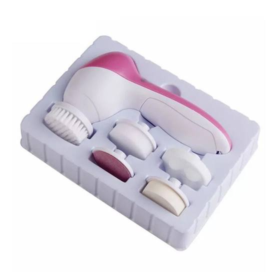 Five-in-one facial cleansing instrument electric face washing instrument face washing brush face cleaning instrument massage beauty instrument gift