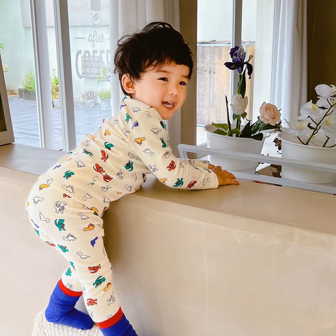 Autumn and Winter Children's Boneless Pajamas Set Pure Cotton Seamless Baby's Autumn Clothes Autumn Trousers Thermal Underwear for Boys and Girls Home Clothes