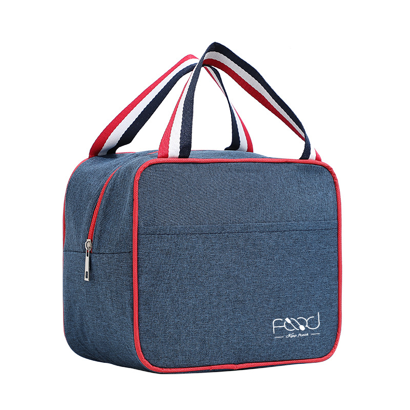 Cross-border hot lunch lunch bag square insulation bag office worker lunch box bag portable insulation bag manufacturer