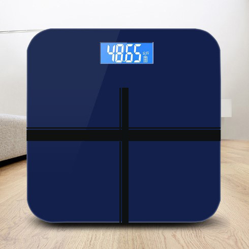 Factory freight health cross Square Electronic scale measuring weight electronic weight scale battery gift wholesale printing