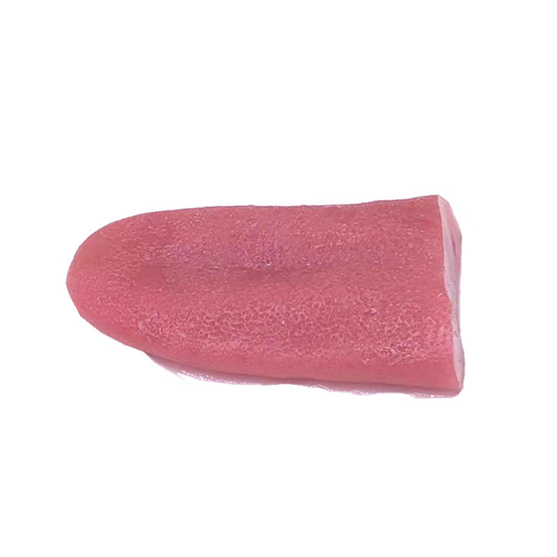 Steel needle tongue-piercing magic props Halloween Fool's Day whole body trick tongue toy fake tongue simulation tongue
