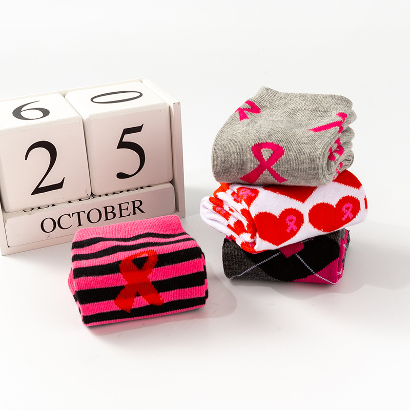 Love milk festival ladies holiday atmosphere socks women long tube cotton socks love socks factory direct versatile four-season socks