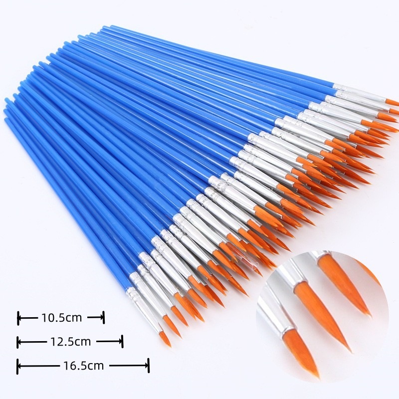 Factory nylon wool hook line Pen art painting tracing pen pointed pen plaster stall brush 16.5cm