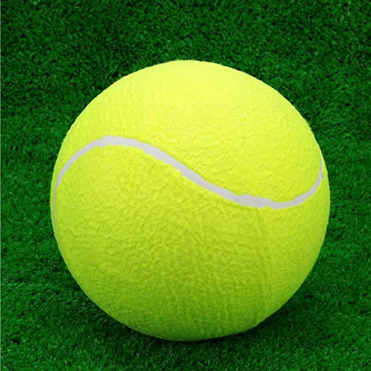 9.5 inch tennis 24cm inflatable tennis pet toy ball training ball ten times happy ball manufacturers wholesale