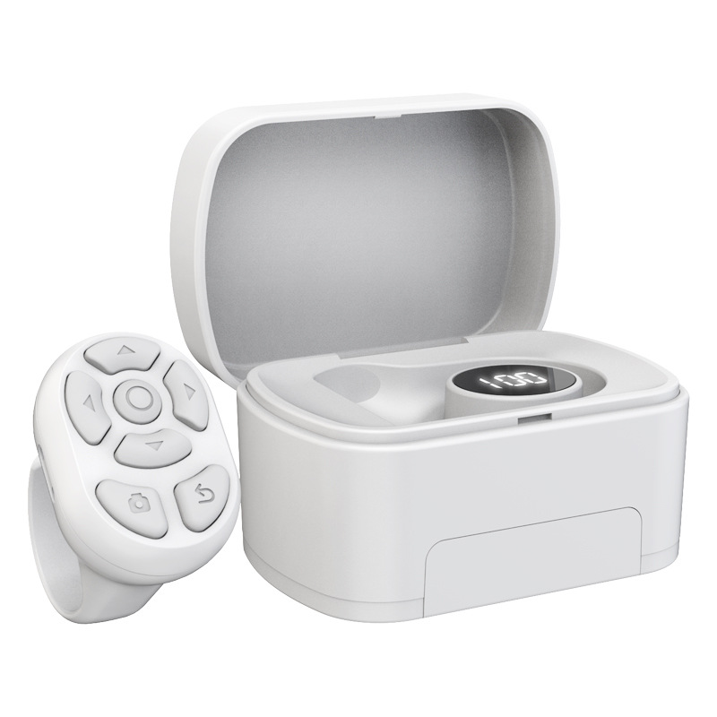 Two-in-one Bluetooth bracket ring remote control with bin remote control Bluetooth controller page turning device