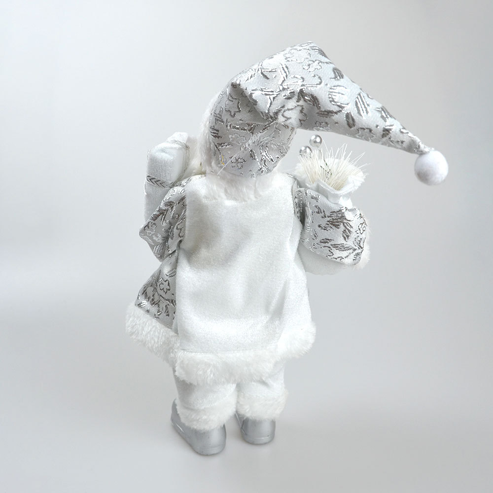 Cross-border new Christmas decoration Christmas resin elderly ornaments standing sitting Santa resin Christmas decoration_voghion.com