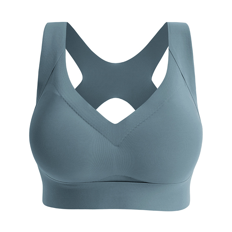 Naked and Comfortable Soft Top-up Push-up Bra No Steel Ring Beautiful Back Tube Top Vest Sports Shockproof Seamless Underwear