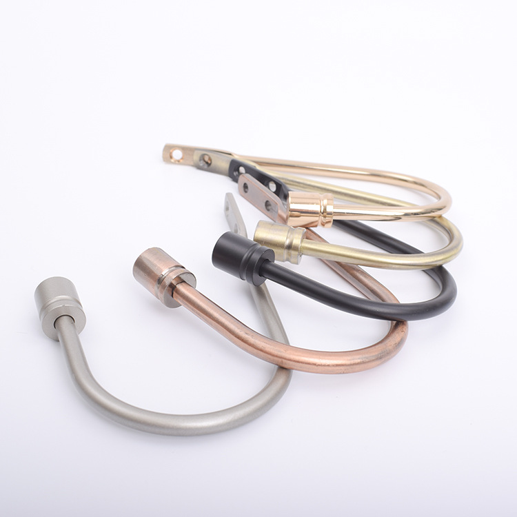 Cross-border source aluminum alloy material U-shaped cylindrical hook curtain wall hook wall hook fixed curtain accessories spot