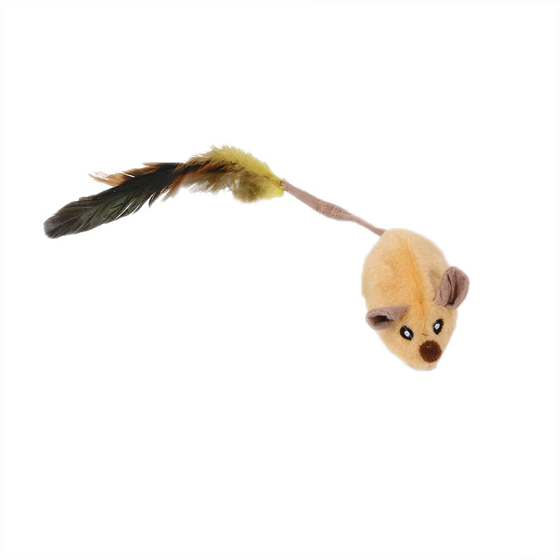 Cat Toy Electric Mouse Sound Luminous Intelligent Induction Cat Toy Interactive Simulation Plush Cat Toy