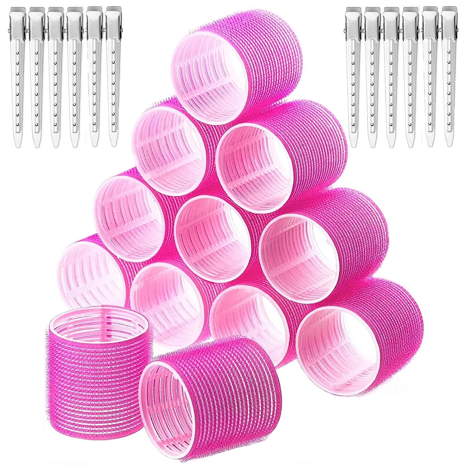 Amazon Hot Selling Curly Hair Artifact Air Bangs Curly Hair Roller Eight-character Lazy Pear Hair Roller Self-adhesive Hair Roller