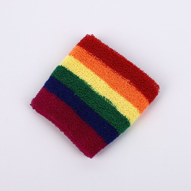 Sports wrist guard wholesale in stock sports bodybuilding fitness running basketball wrist guard breathable cotton sweat absorbent towel wrist guard