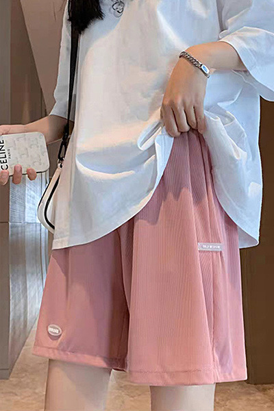 Pregnant Women Shorts Women's Summer Thin Outer Wear Five-point Pants Large Size Casual Loose Wide-leg Pants Adjustable Wholesale Mid-length Pants