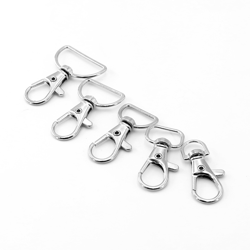 Zinc Alloy Fish Buckle Puppy Buckle Hanging Rope Accessories Pet Buckle Cross-border Luggage Electroplated Fish Eye Buckle Key Hanging