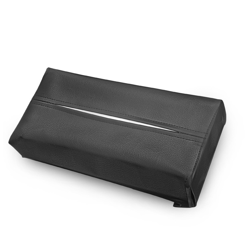 Artificial leather car sun visor tissue box car sun visor armrest box seat back multi-purpose tissue cover