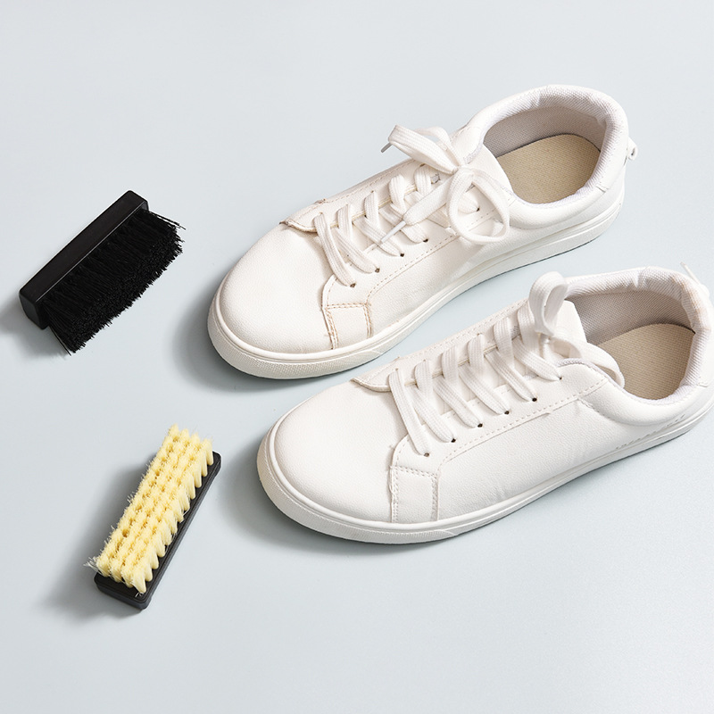 Sneakers Cleaning Soft Hair Shoe Brush Plastic Fiber Hard Hair Household Board Brush Do Not Harm Shoes Decontamination Plastic Brush Factory Wholesale