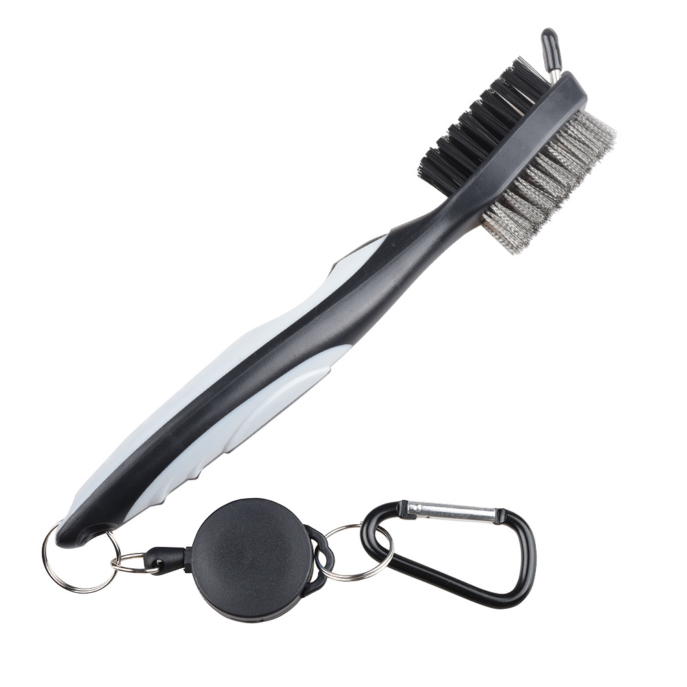 Golf club cleaning brush head cleaning tool double-sided brush three-purpose club cleaning brush Golf accessories