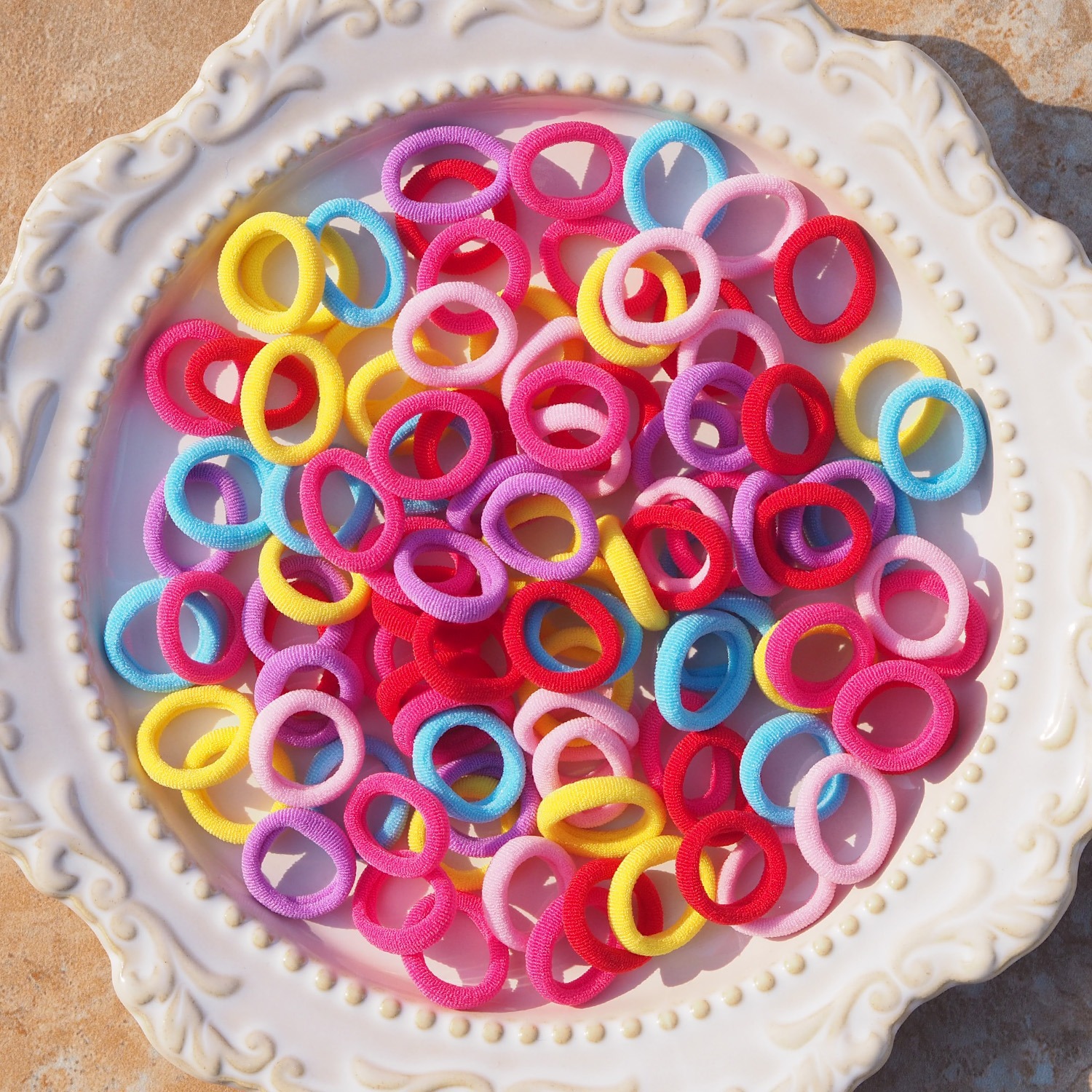 Children's Rubber Band Baby Hair Band Tie Hair Small Rubber Band Towel Ring Does Not Hit Hair Elastic Good Girls Small Pull Head Rope