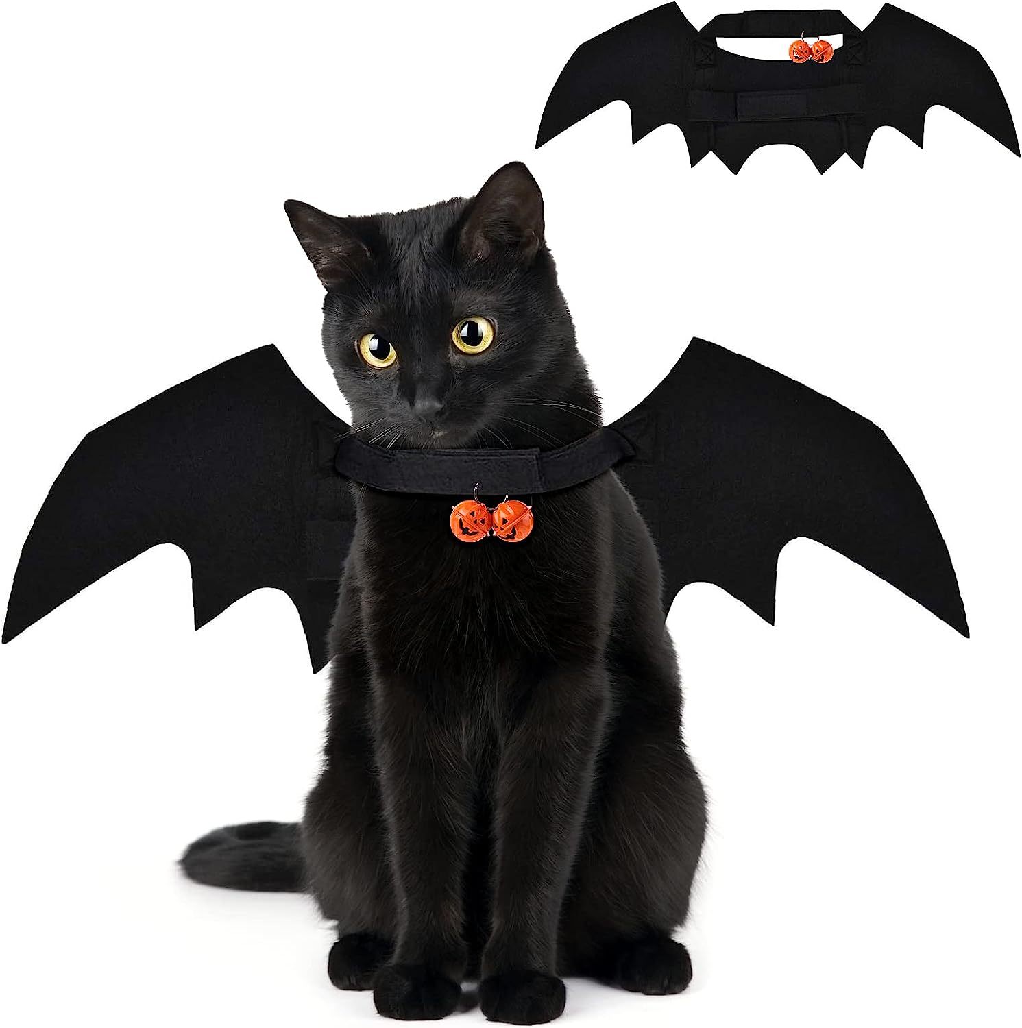 Nordic Style Halloween Felt Pet Decoration Bat Wings Pet Halloween Toy Felt Wings