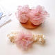 Pink chiffon flowers
